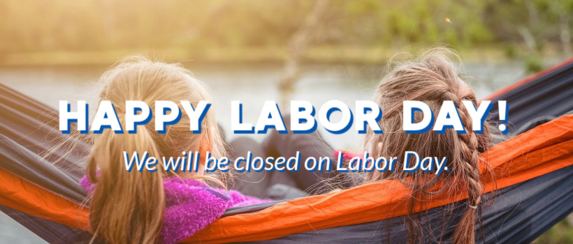 Kids in hammock - closed for labor day